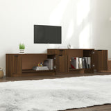 Meuble TV Chêne marron 158,5x36x45 cm Bois d'ingénierie