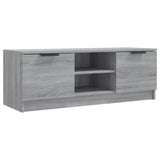 Meuble TV Sonoma gris 102x35x36,5 cm Bois d'ingénierie