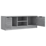 Meuble TV Sonoma gris 102x35x36,5 cm Bois d'ingénierie