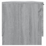 Meuble TV Sonoma gris 102x35x36,5 cm Bois d'ingénierie