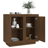 Brown oak sideboard 80x40x75 cm