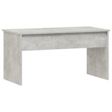 Table basse gris béton 102x50,5x52,5 cm bois d'ingénierie