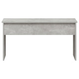 Table basse gris béton 102x50,5x52,5 cm bois d'ingénierie