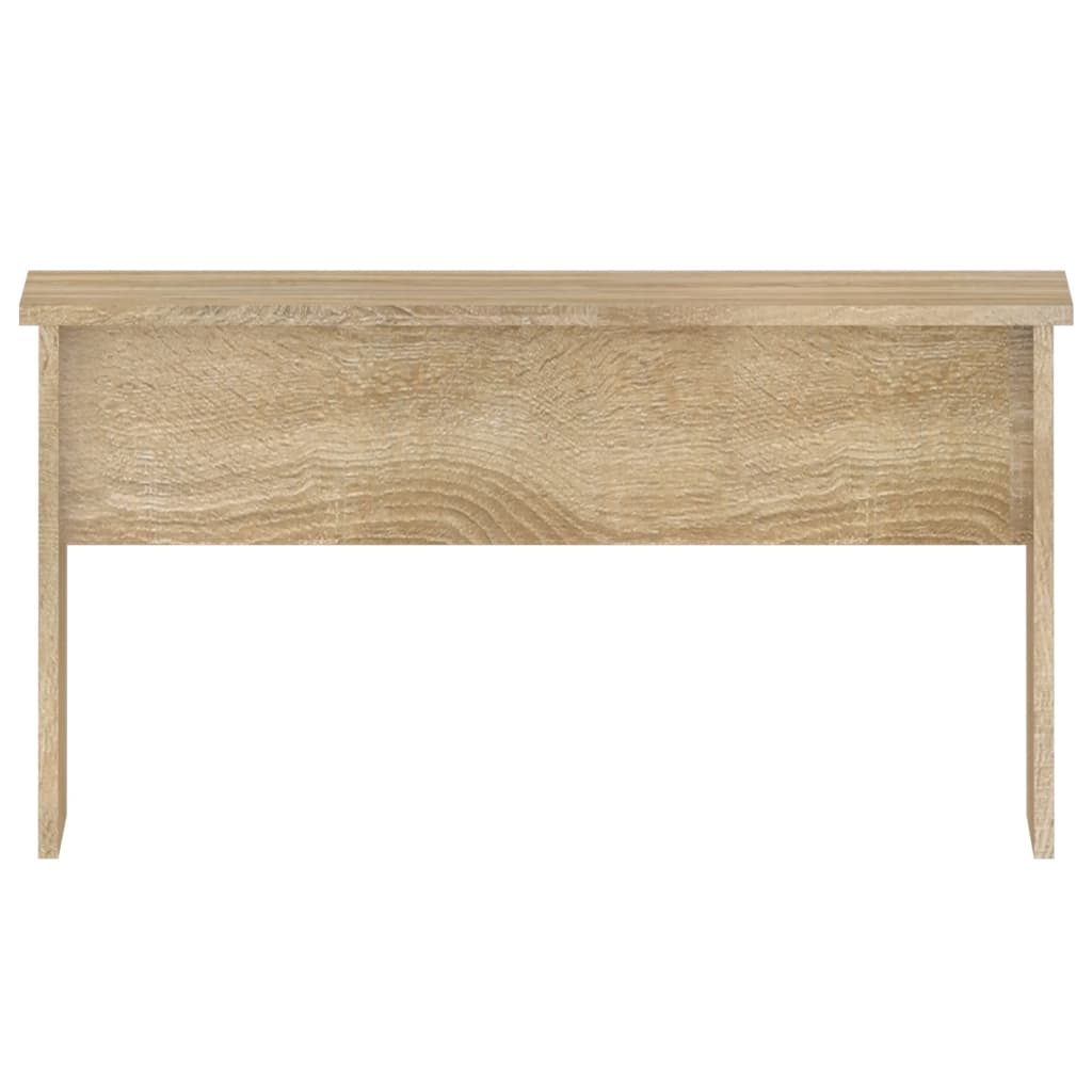 Table basse chêne sonoma 80x50,5x41,5 cm bois d'ingénierie