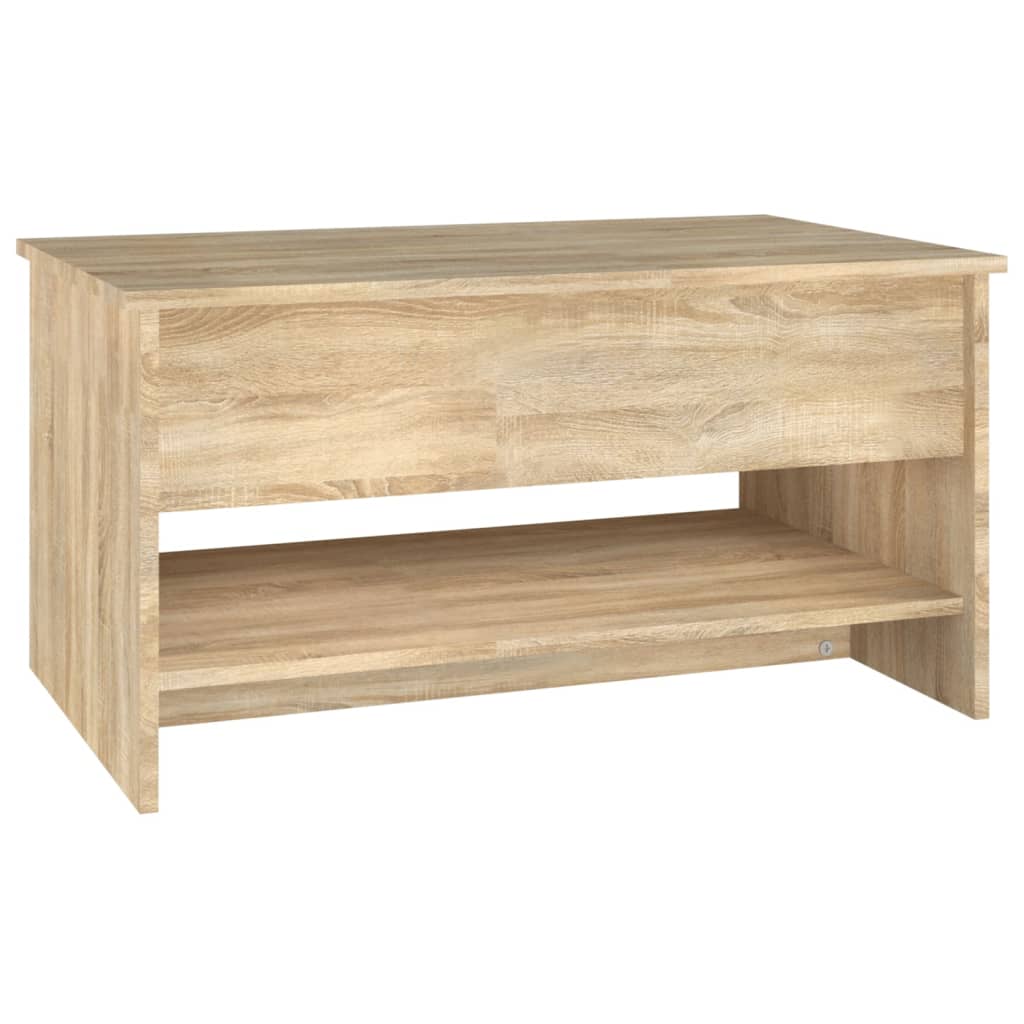 Table basse Chêne sonoma 80x50x40 cm Bois d'ingénierie