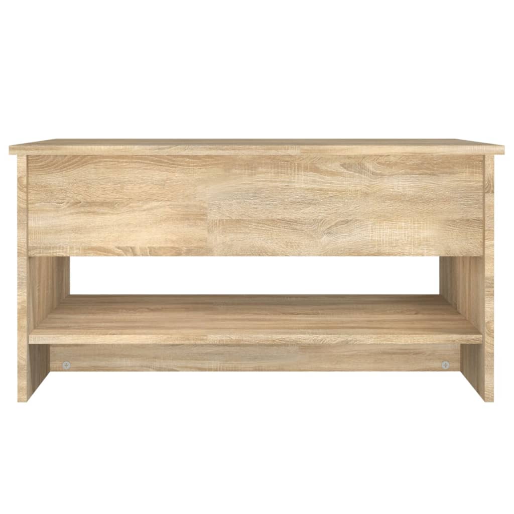 Table basse Chêne sonoma 80x50x40 cm Bois d'ingénierie