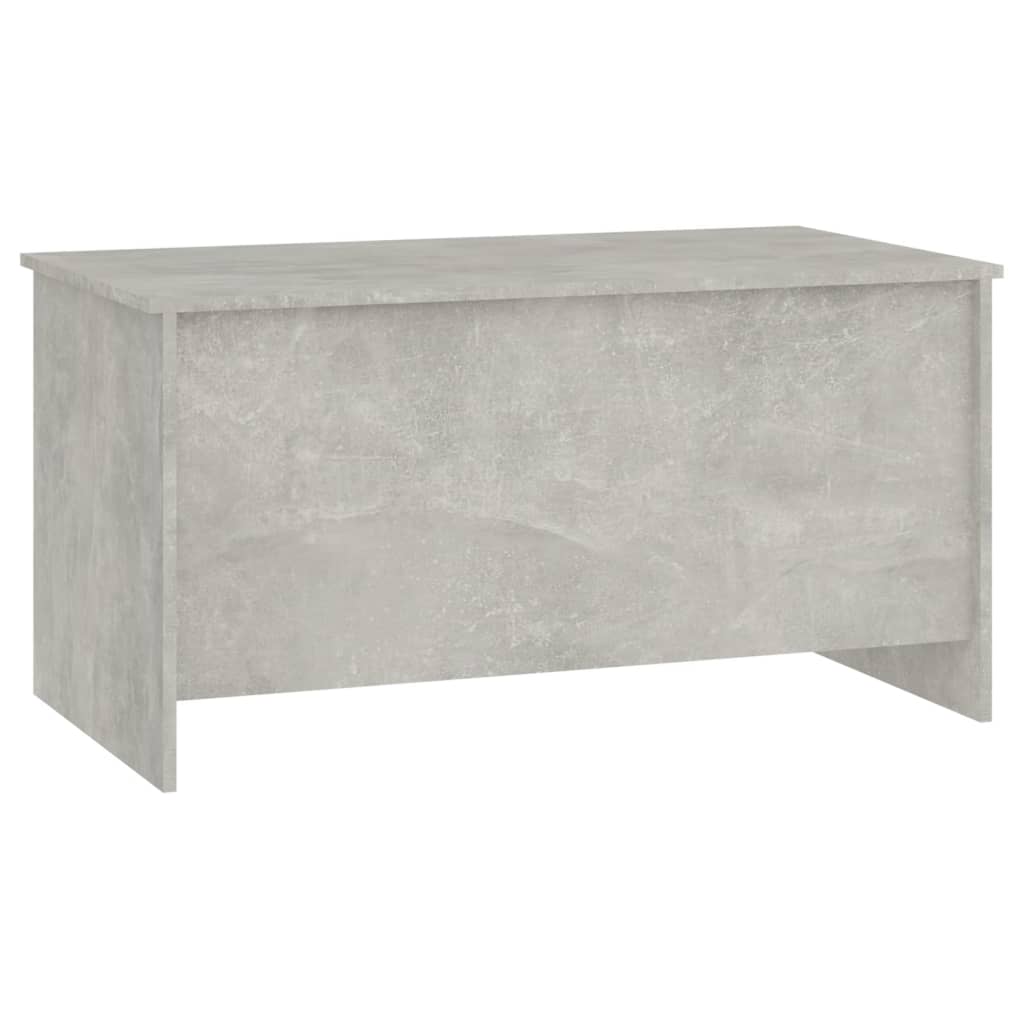 Betongrauer Couchtisch 102 x 55,5 x 52,5 cm, Holzwerkstoff