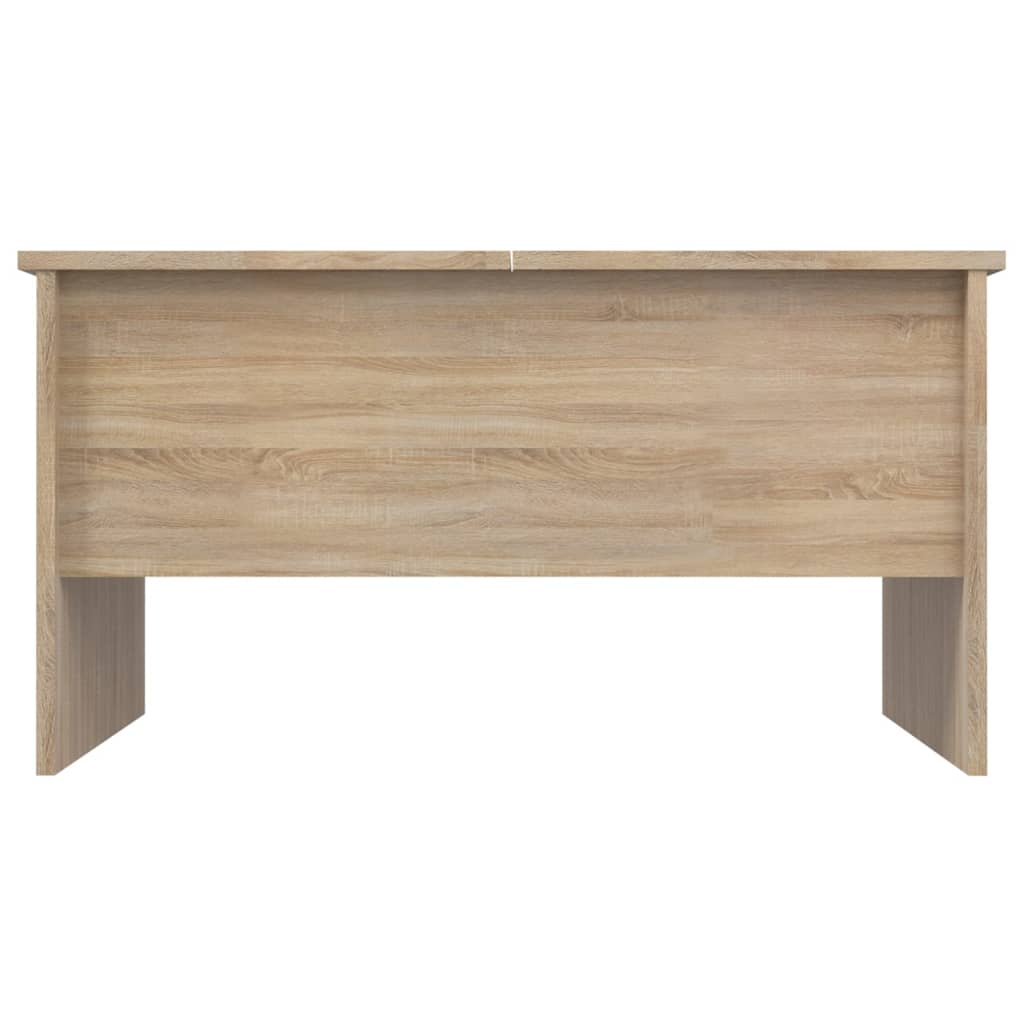 Table basse chêne sonoma 80x50x42,5 cm bois d'ingénierie