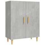 Buffet Gris béton 70x34x90 cm Bois d'ingénierie