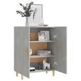 Buffet Gris béton 70x34x90 cm Bois d'ingénierie