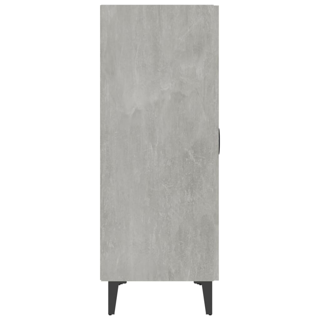 Buffet Gris béton 70x34x90 cm Bois d'ingénierie