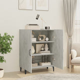 Sideboard Betongrau 70x34x90 cm Holzwerkstoff