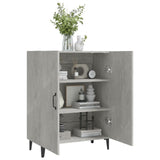 Buffet Gris béton 70x34x90 cm Bois d'ingénierie