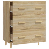 Sideboard Sonoma oak 70x34x90 cm Engineered wood