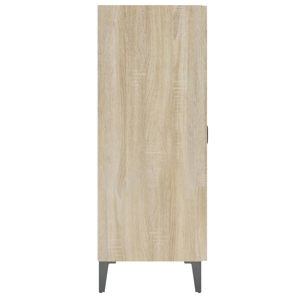 Sideboard aus Sonoma-Eiche, 69,5 x 34 x 90 cm, Holzwerkstoff