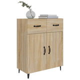 Buffet chêne sonoma 69,5x34x90 cm bois d'ingénierie