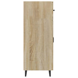 Buffet chêne sonoma 69,5x34x90 cm bois d'ingénierie