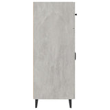 Concrete gray sideboard 69.5x34x90 cm engineered wood