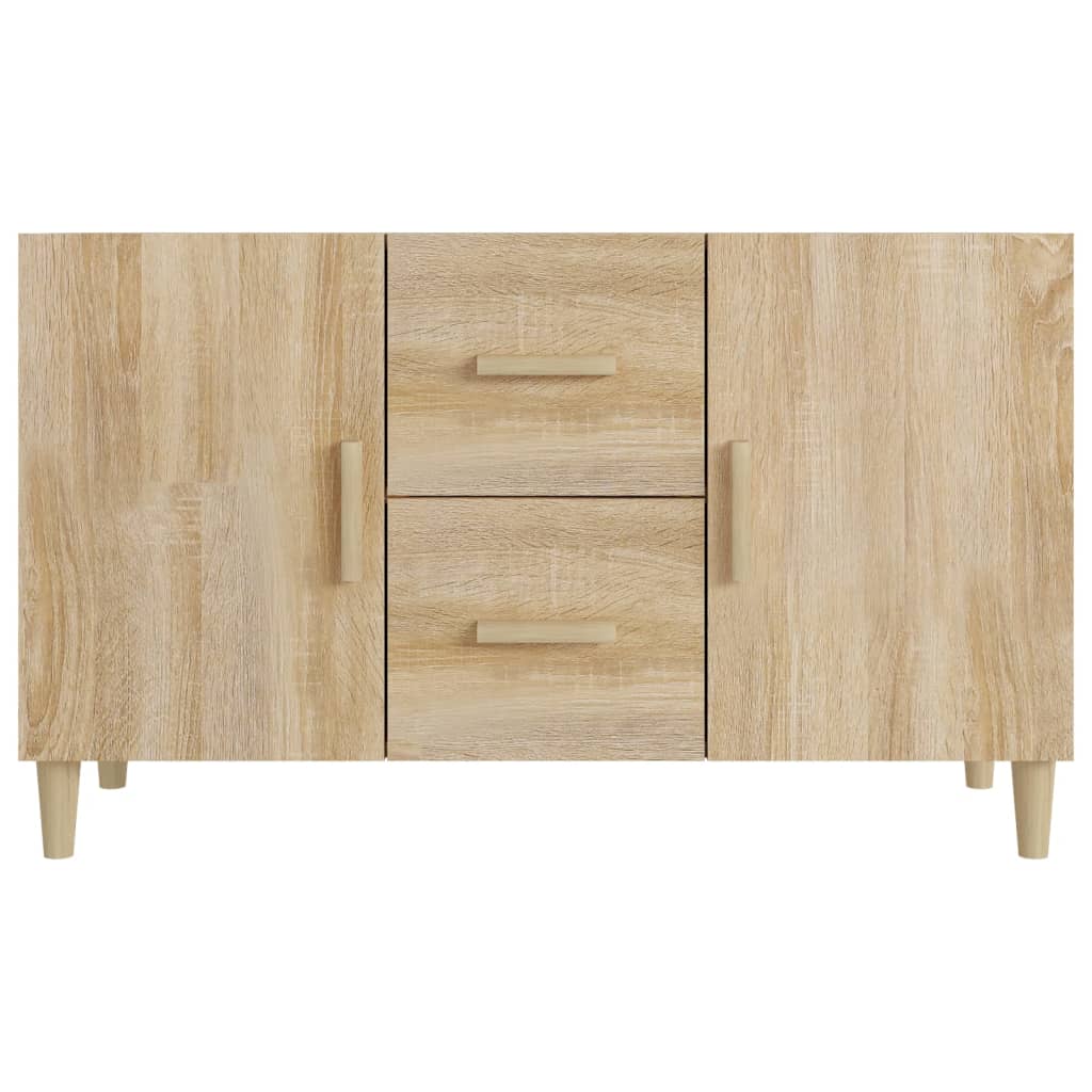 Buffet chêne sonoma 100x36x60 cm bois d'ingénierie