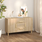 Buffet chêne sonoma 100x36x60 cm bois d'ingénierie