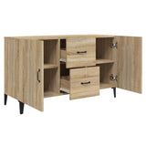 Buffet chêne sonoma 100x36x60 cm bois d'ingénierie