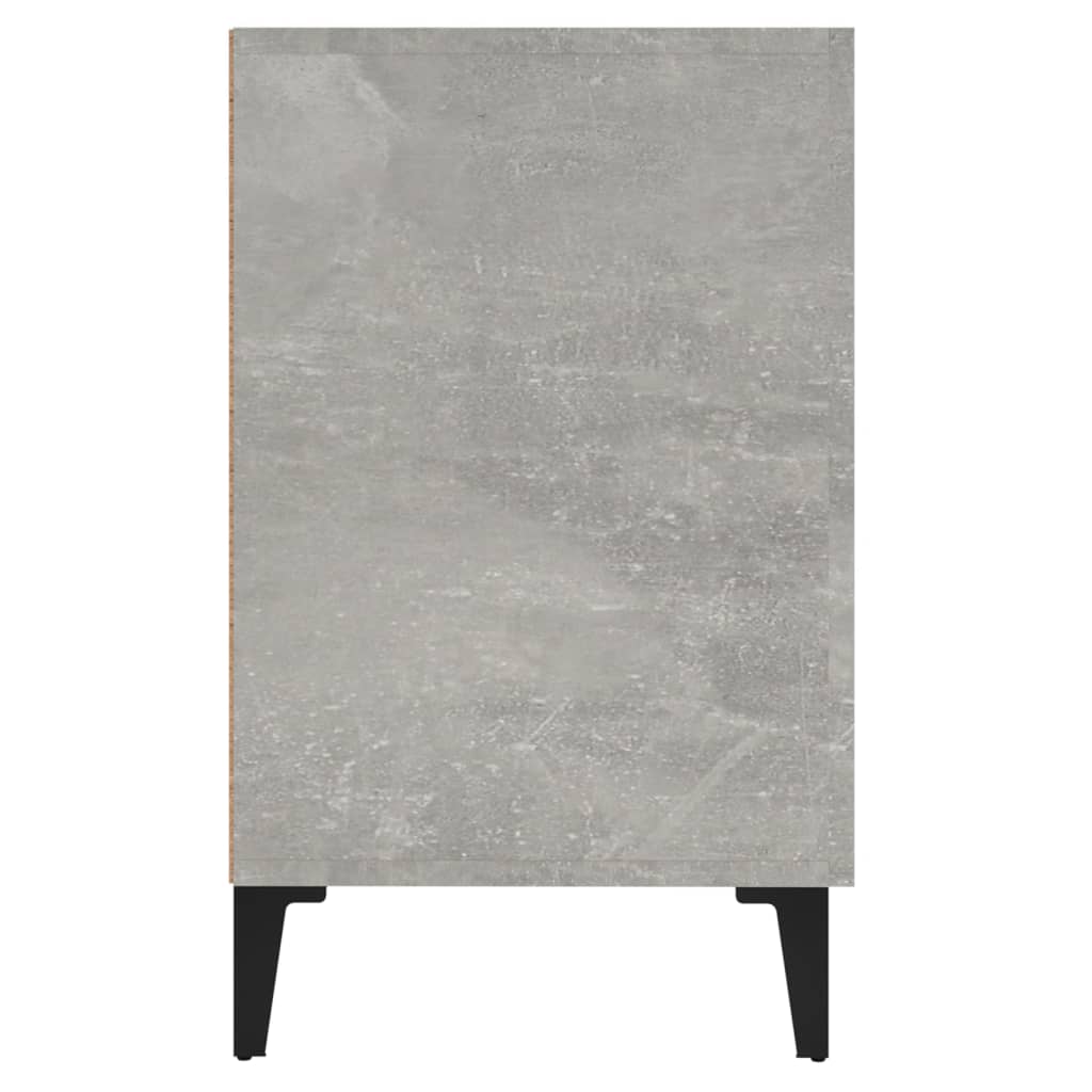 Concrete gray sideboard 100x36x60 cm engineered wood