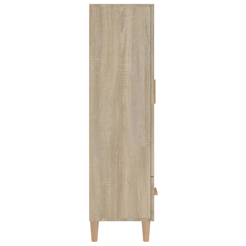 Buffet haut Chêne sonoma 70x31x115 cm Bois d'ingénierie