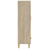 Buffet haut Chêne sonoma 70x31x115 cm Bois d'ingénierie