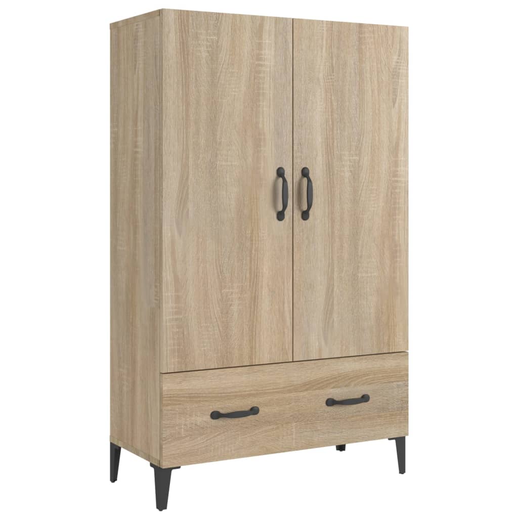 Hohes Sideboard Sonoma-Eiche 70x31x115 cm Holzwerkstoff