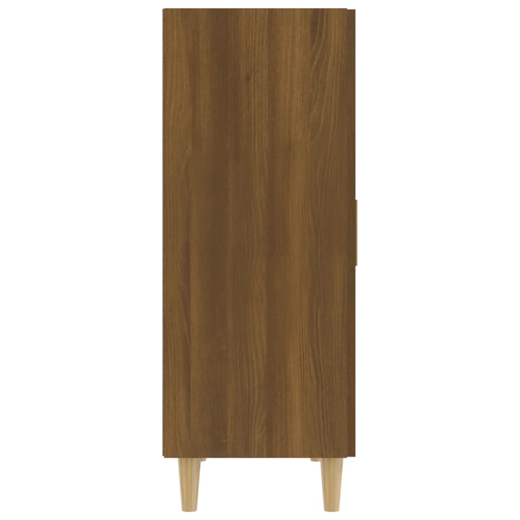 Sideboard Brauneiche 70x34x90 cm Holzwerkstoff