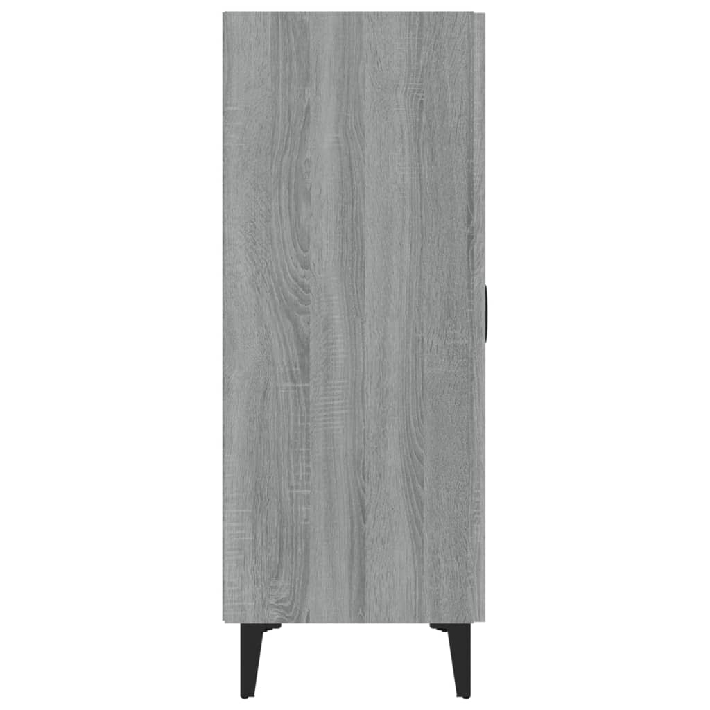 Sonoma graues Sideboard 70x34x90 cm Holzwerkstoff