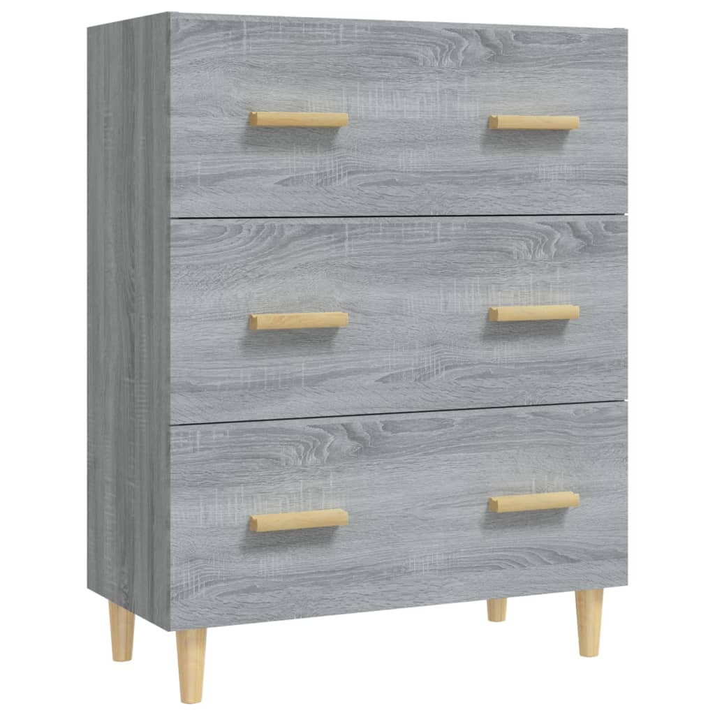 Buffet Sonoma gris 70x34x90 cm Bois d'ingénierie