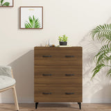 Brown oak sideboard 69.5x34x90 cm engineered wood