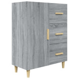 Buffet sonoma gris 69,5x34x90 cm bois d'ingénierie