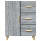 Buffet sonoma gris 69,5x34x90 cm bois d'ingénierie