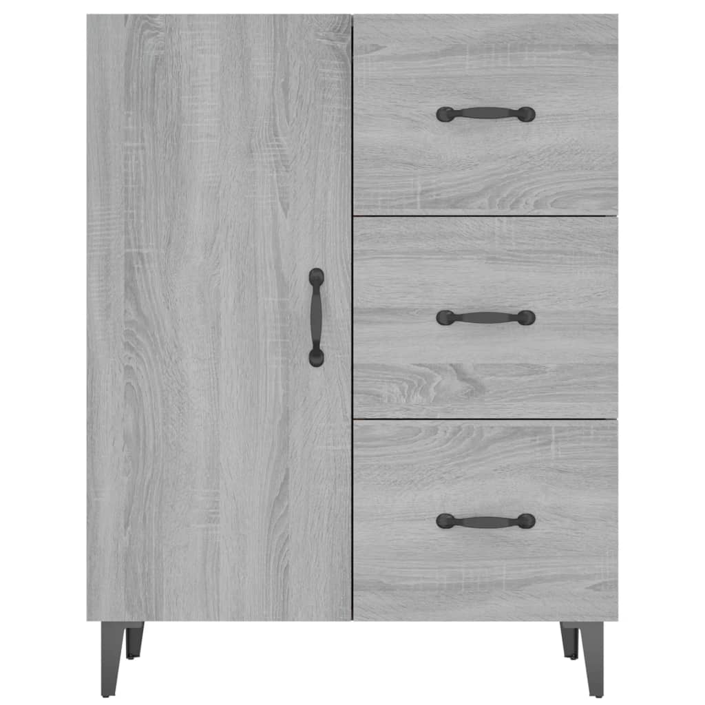 Buffet sonoma gris 69,5x34x90 cm bois d'ingénierie