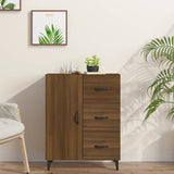 Brown oak sideboard 69.5x34x90 cm engineered wood