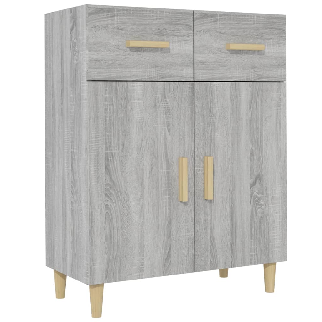 Buffet Sonoma gris 69,5x34x89 cm Bois d'ingénierie