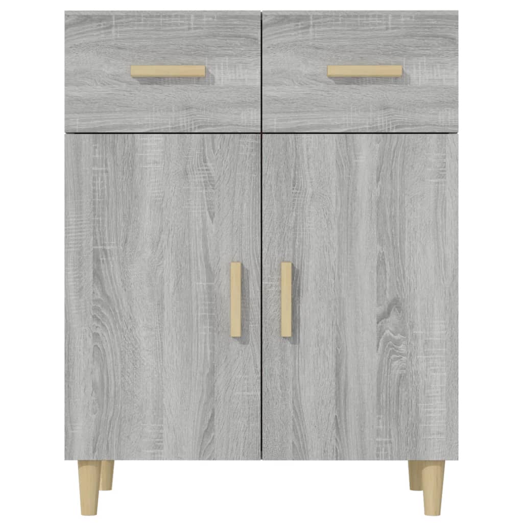 Buffet Sonoma gris 69,5x34x89 cm Bois d'ingénierie