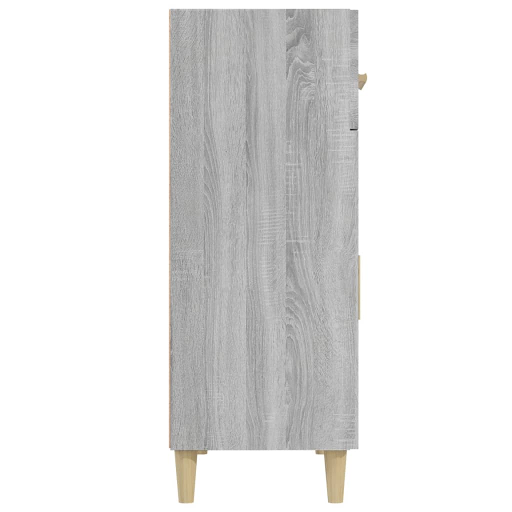 Buffet Sonoma gris 69,5x34x89 cm Bois d'ingénierie