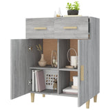 Buffet Sonoma gris 69,5x34x89 cm Bois d'ingénierie