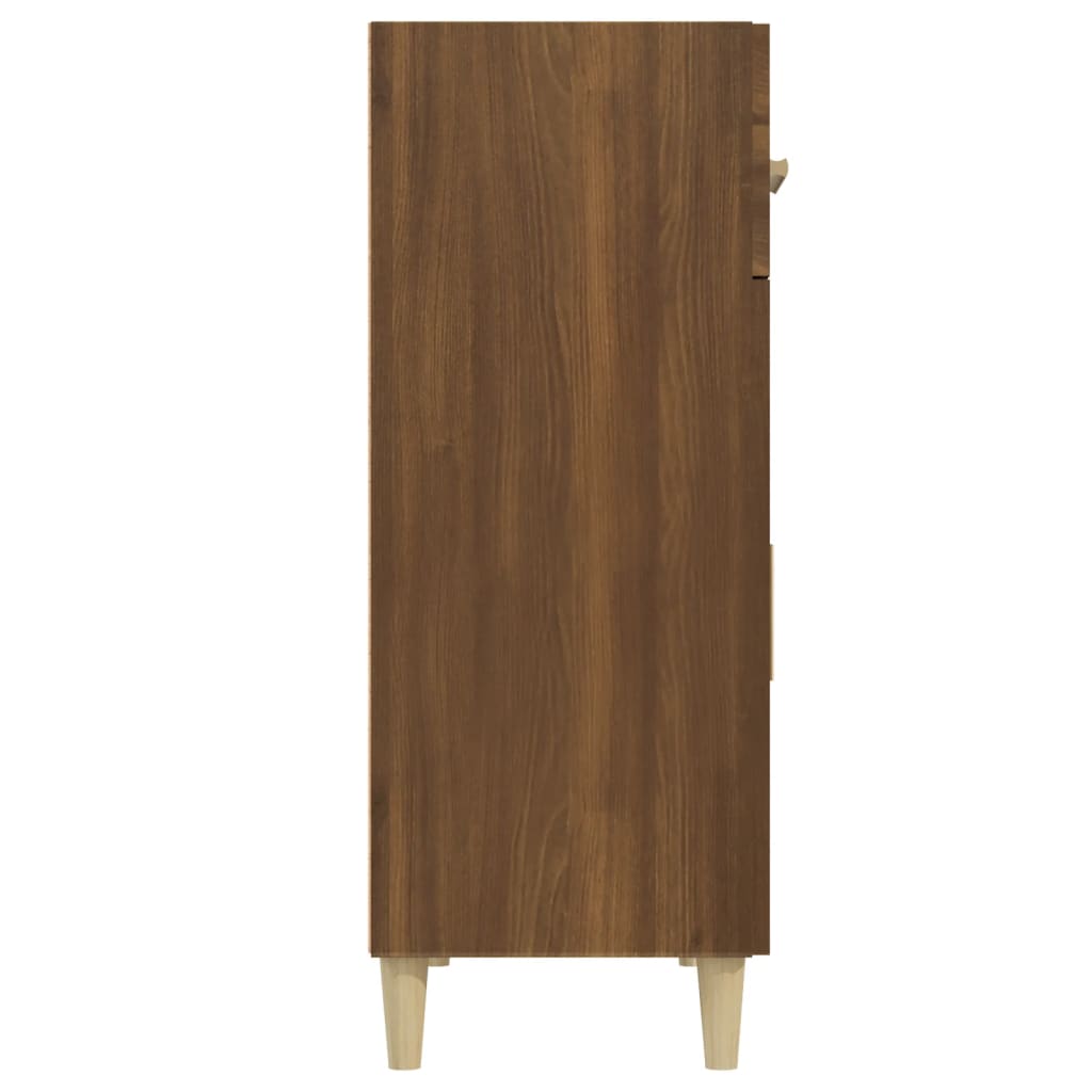 Buffet Chêne marron 69,5x34x89 cm Bois d'ingénierie