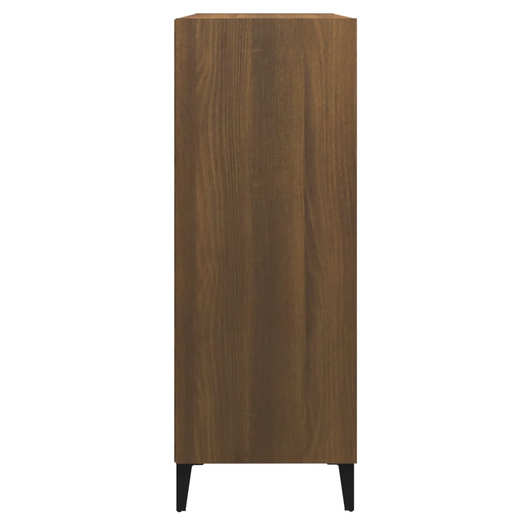 Buffet Chêne marron 69,5x32,5x90 cm Bois d'ingénierie