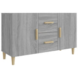 Buffet sonoma gris 100x36x60 cm bois d'ingénierie