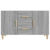 Buffet sonoma gris 100x36x60 cm bois d'ingénierie