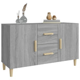 Buffet sonoma gris 100x36x60 cm bois d'ingénierie