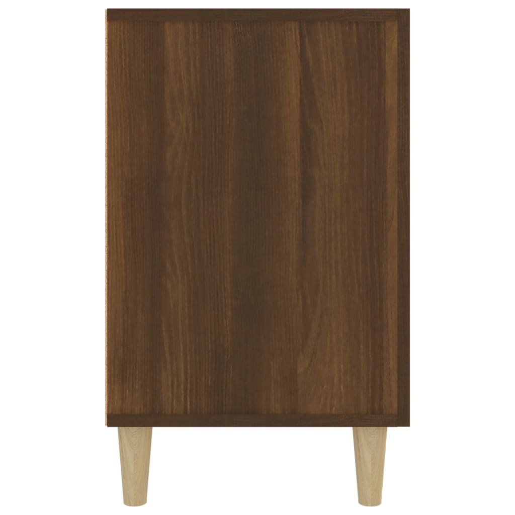 Buffet chêne marron 100x36x60 cm bois d'ingénierie