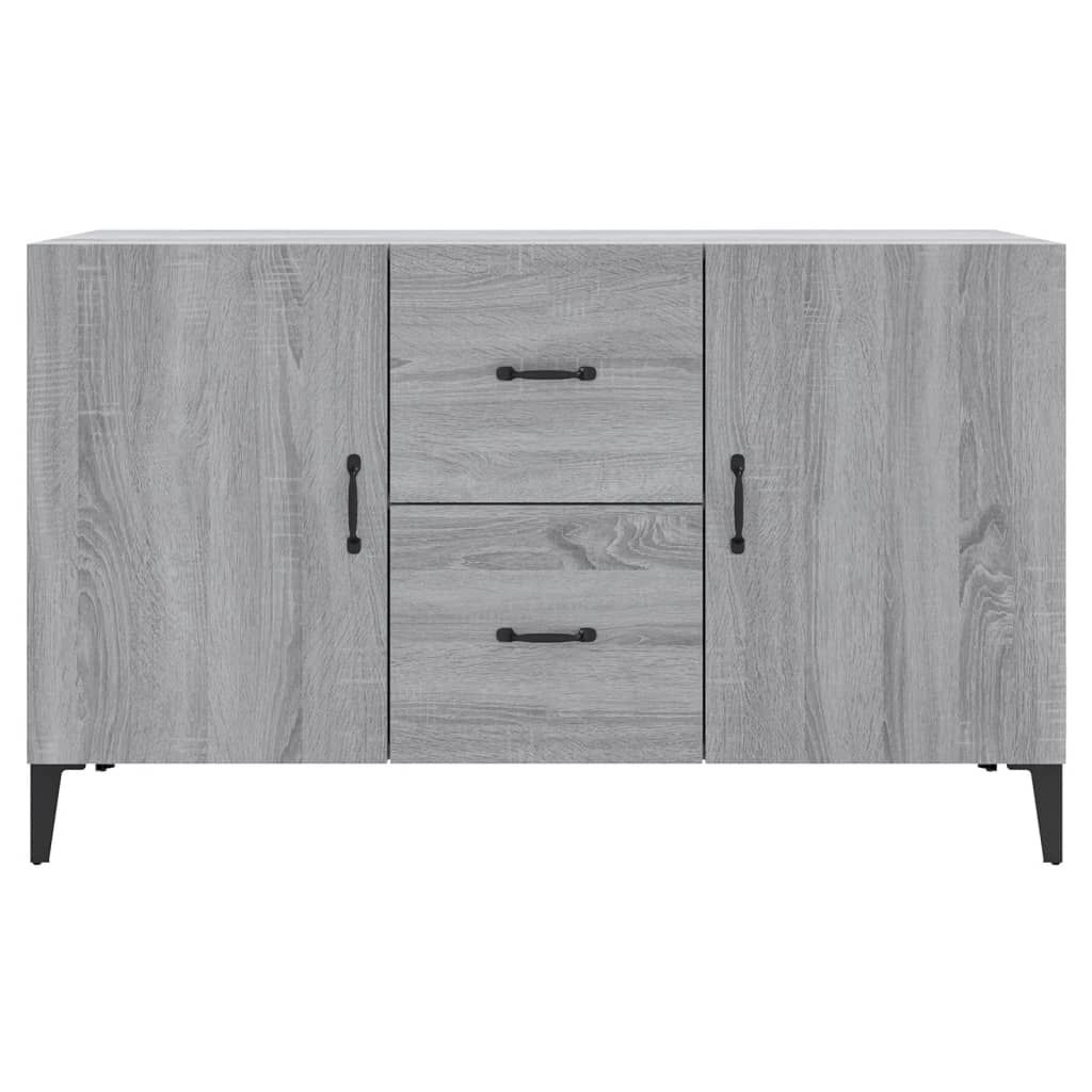 Buffet sonoma gris 100x36x60 cm bois d'ingénierie