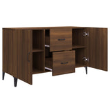 Brown oak sideboard 100x36x60 cm engineered wood