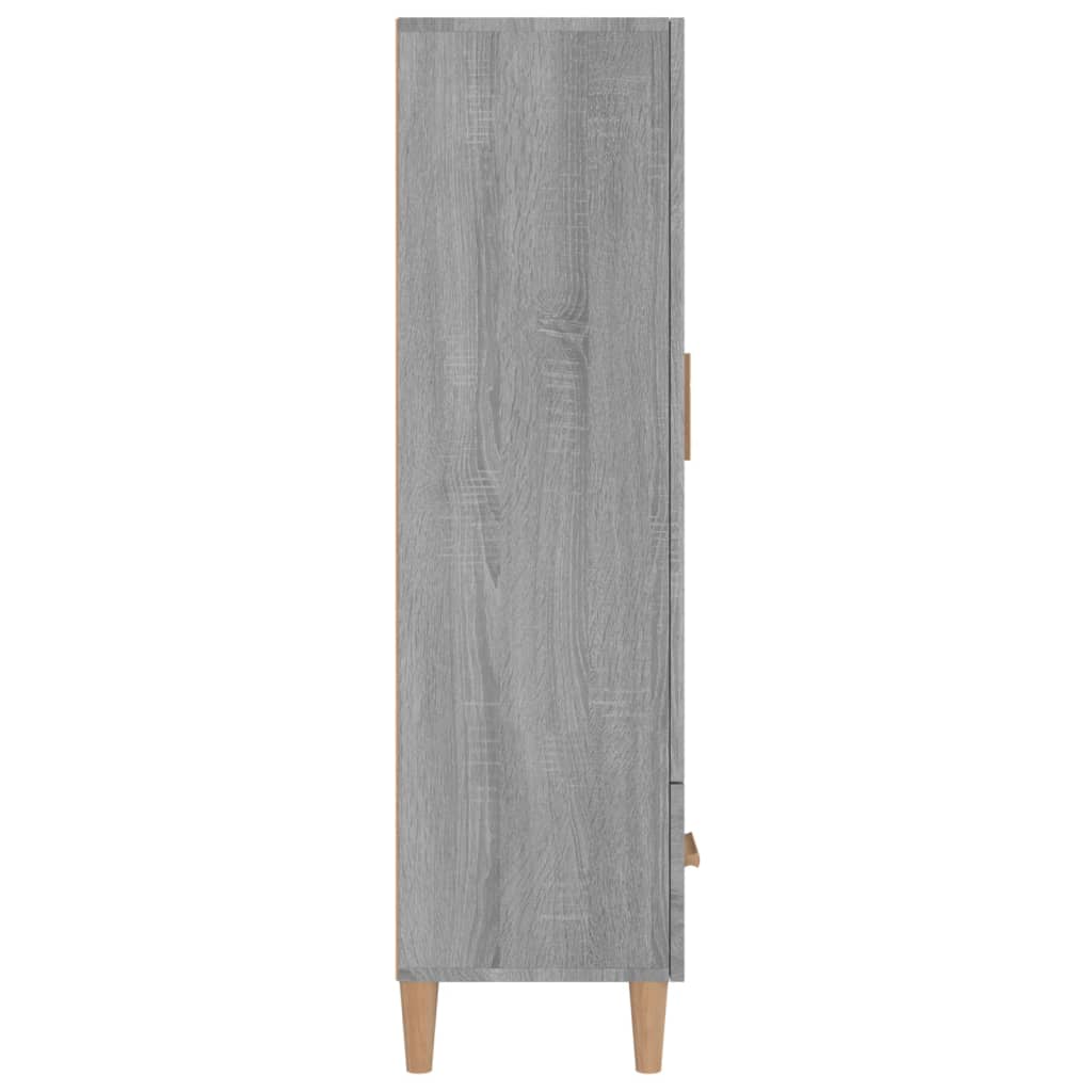 Buffet Sonoma gris 70x31x115 cm Bois d'ingénierie